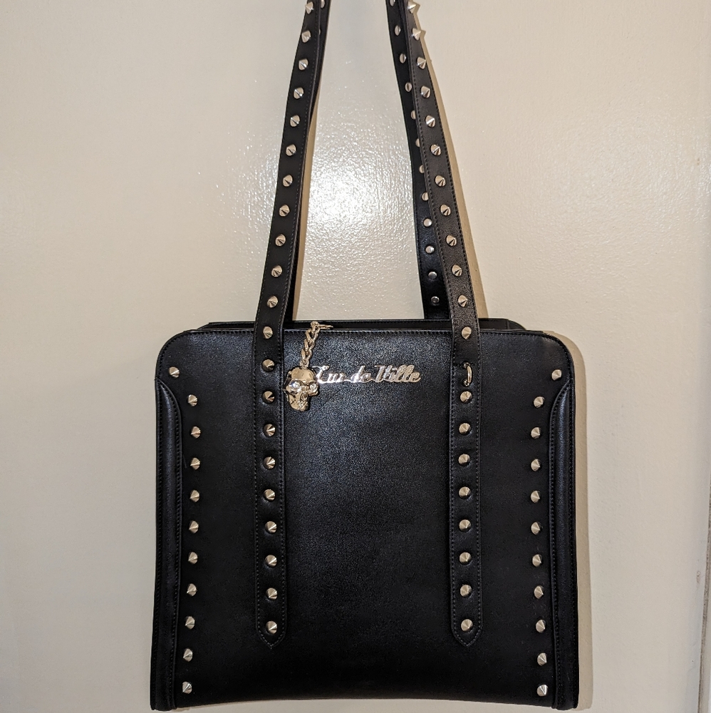 Lux De Ville large Troublemaker studded tote